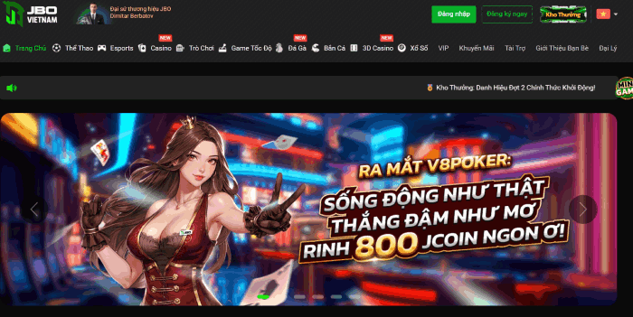 nhà cái uy tín JBO